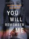 Cover image for You Will Remember Me